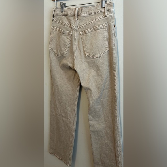 Abercrombie Fitch Women’s Tan Denim Jeans - Size 2 90s Relaxed Jeans High Rise - Picture 7 of 9